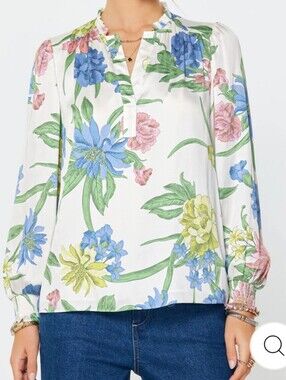 Current Air Floral Blouse M